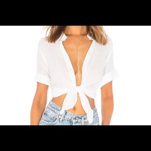 Body chain in GOLD by Revolve
